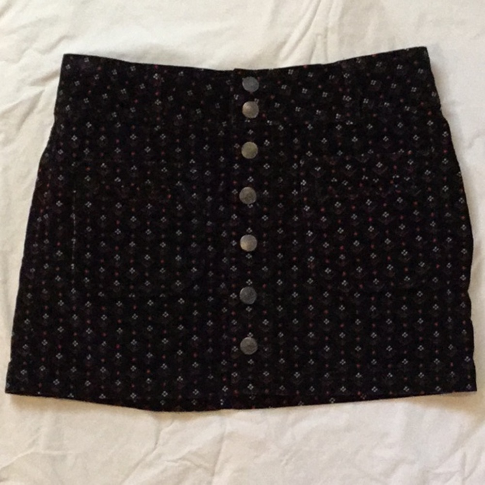 NWOT we the people velour miniskirt